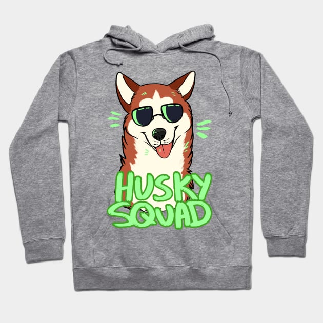 HUSKY SQUAD (red) Hoodie by mexicanine